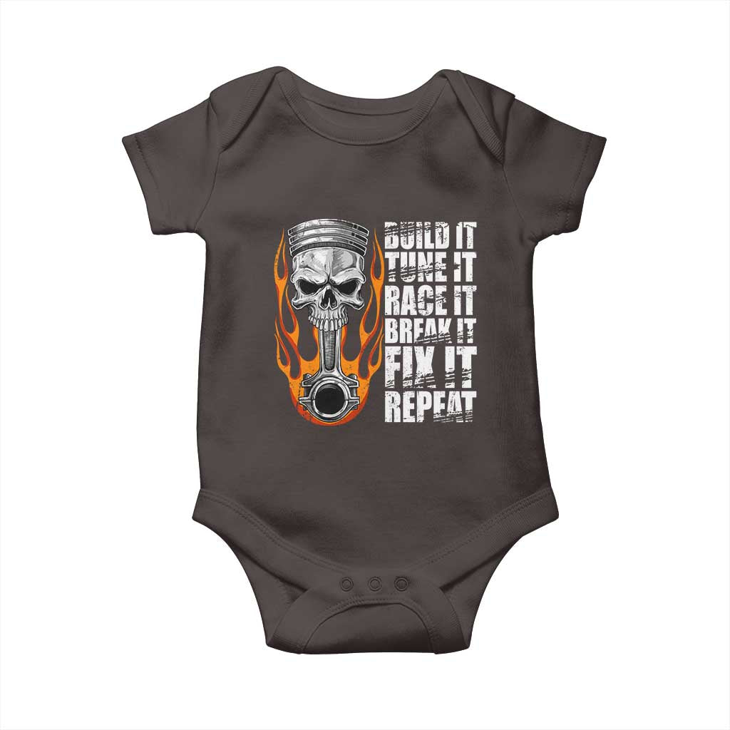 Racing Car Baby Onesie Build It Tune It Race It Break It