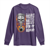 Racing Car Long Sleeve Shirt Build It Tune It Race It Break It