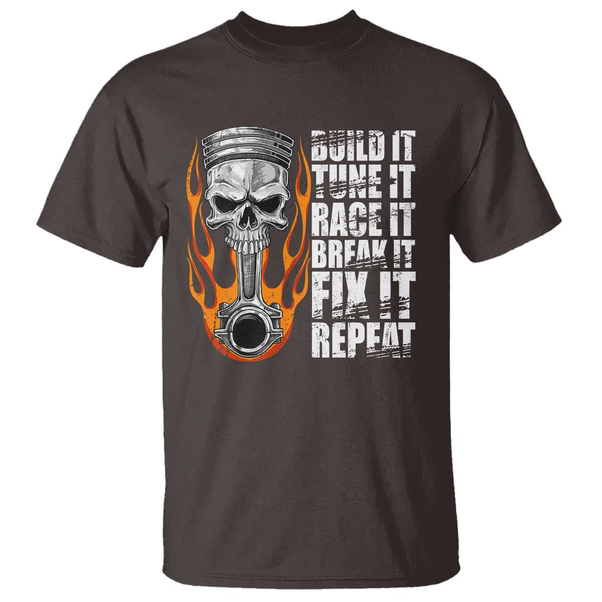Racing Car T Shirt Build It Tune It Race It Break It
