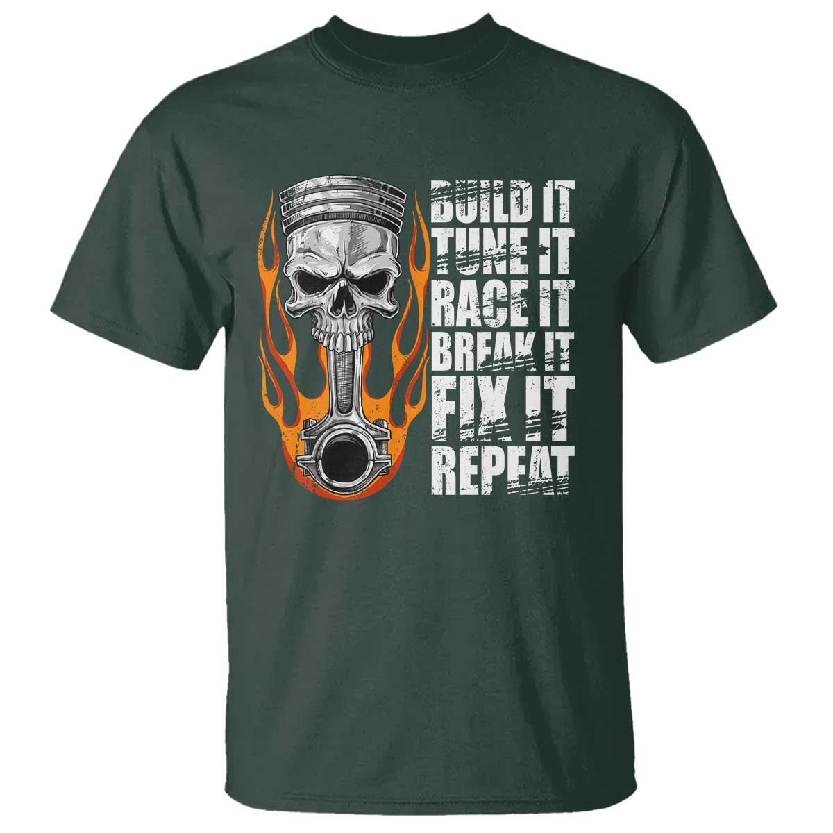 Racing Car T Shirt Build It Tune It Race It Break It