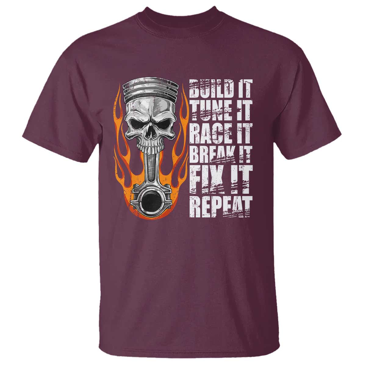 Racing Car T Shirt Build It Tune It Race It Break It