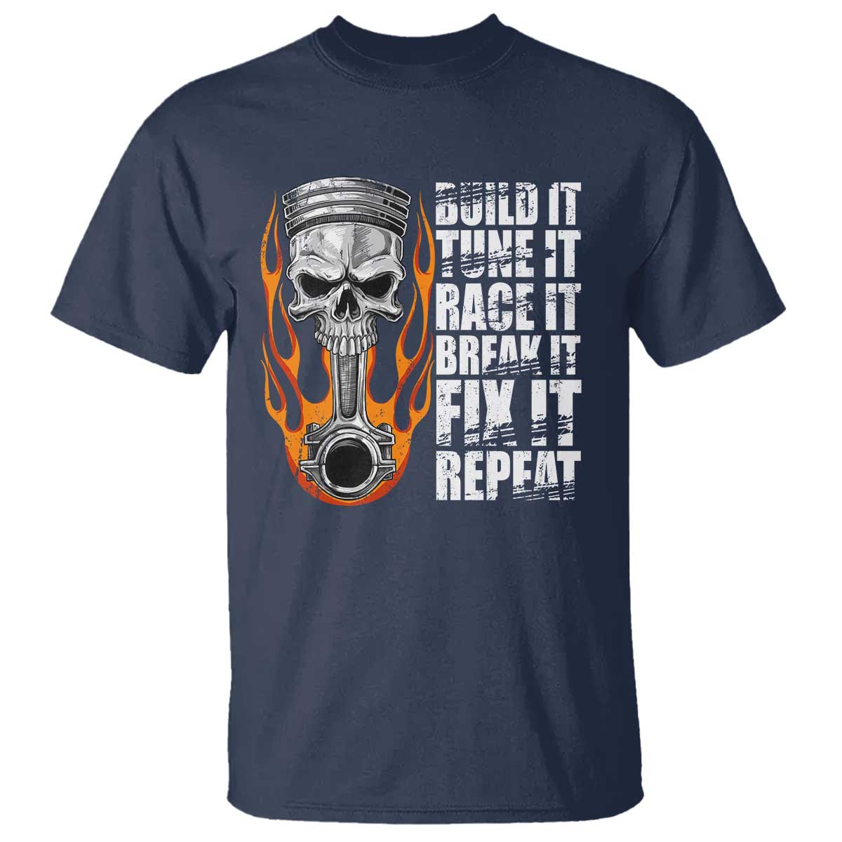 Racing Car T Shirt Build It Tune It Race It Break It