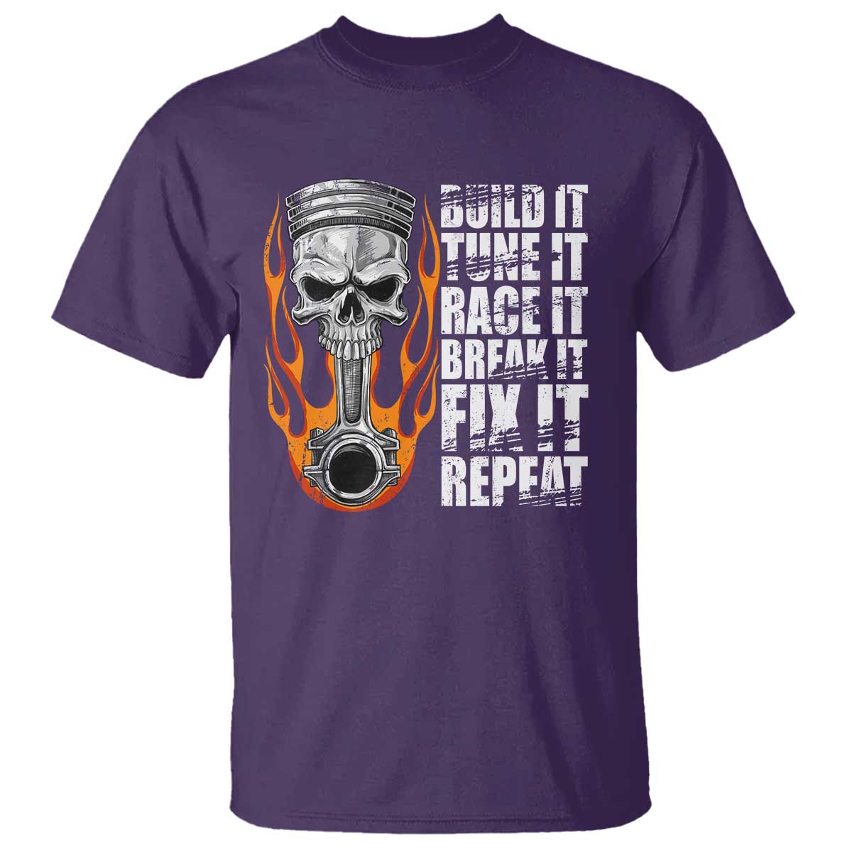 Racing Car T Shirt Build It Tune It Race It Break It