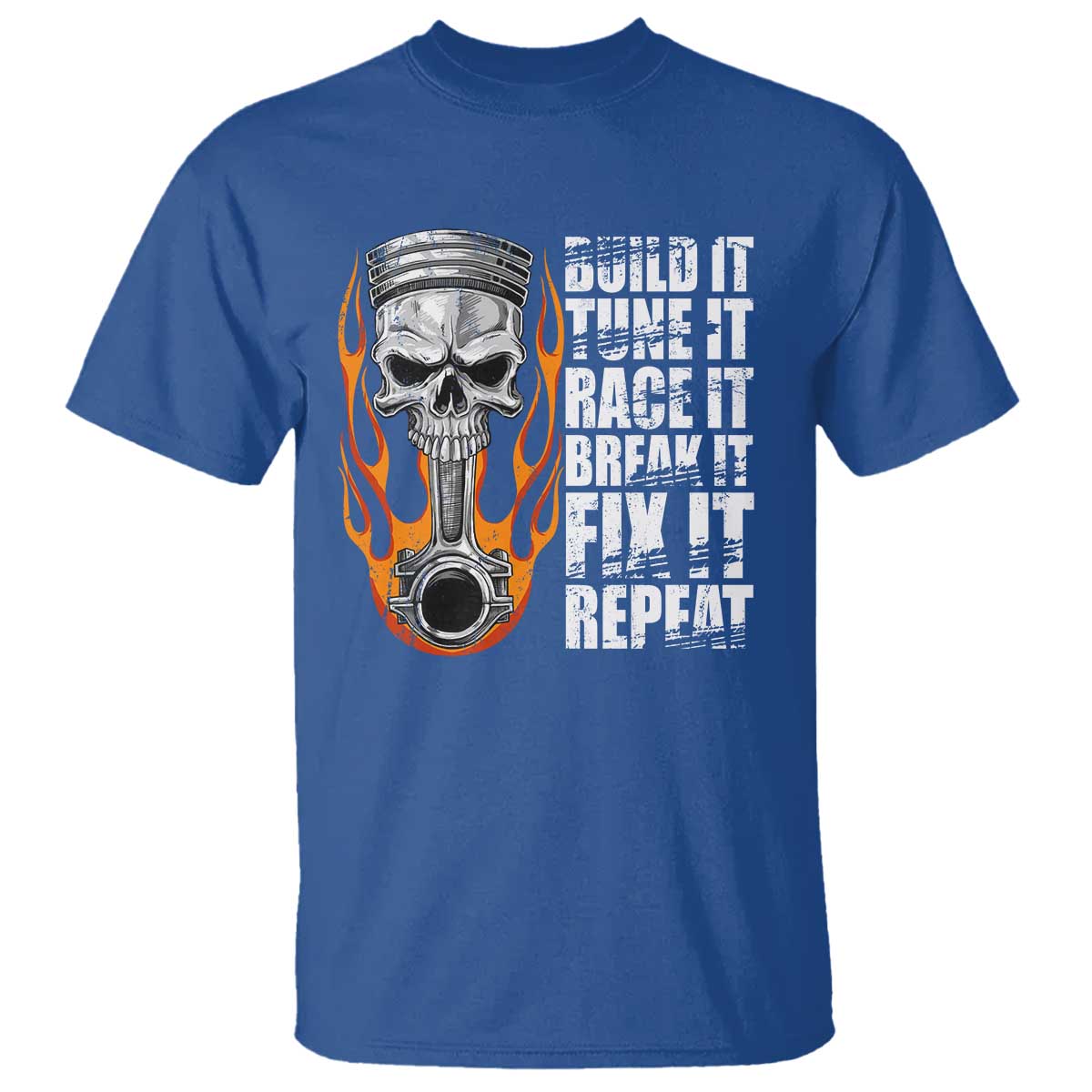 Racing Car T Shirt Build It Tune It Race It Break It