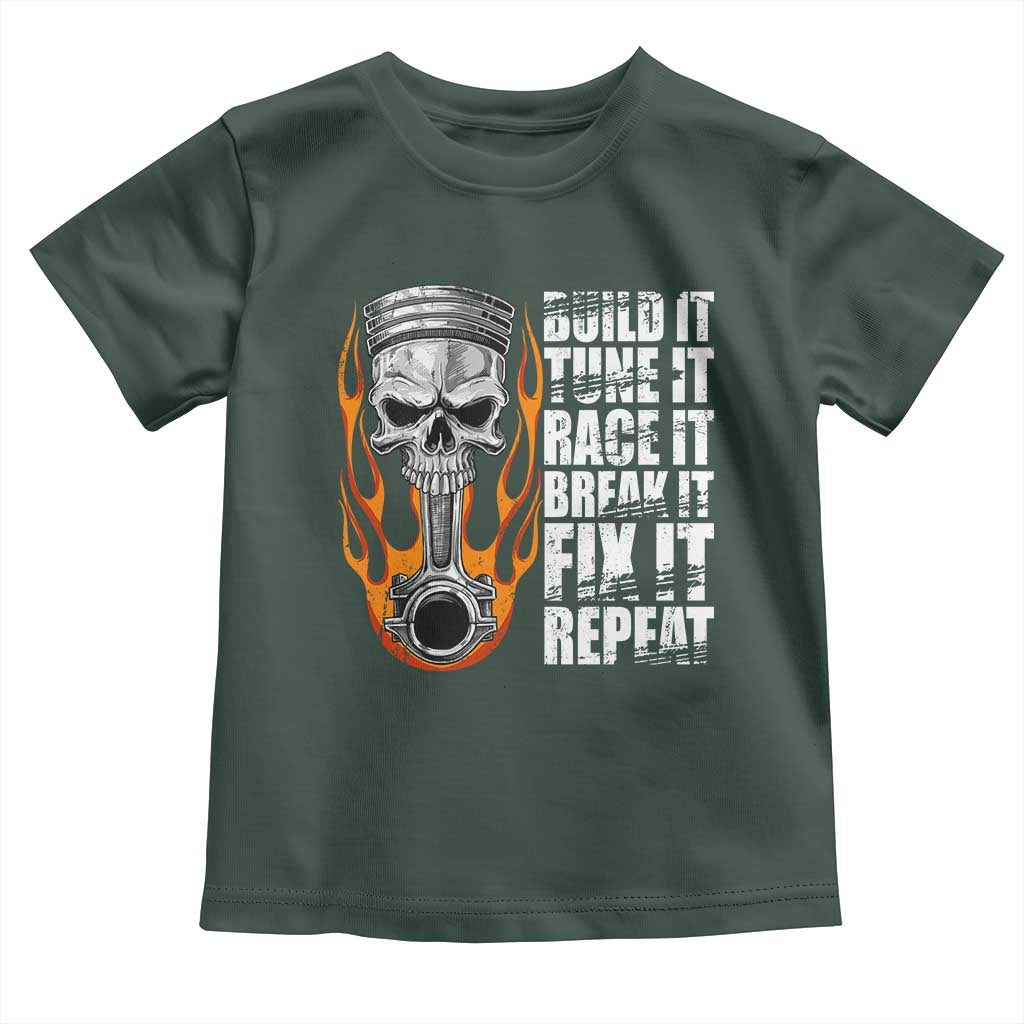 Racing Car Toddler T Shirt Build It Tune It Race It Break It