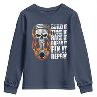 Racing Car Youth Sweatshirt Build It Tune It Race It Break It
