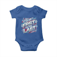 Racing Car Baby Onesie If You Ain't First You're Last
