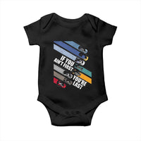 Car Racer Baby Onesie If You Ain't First You're Last
