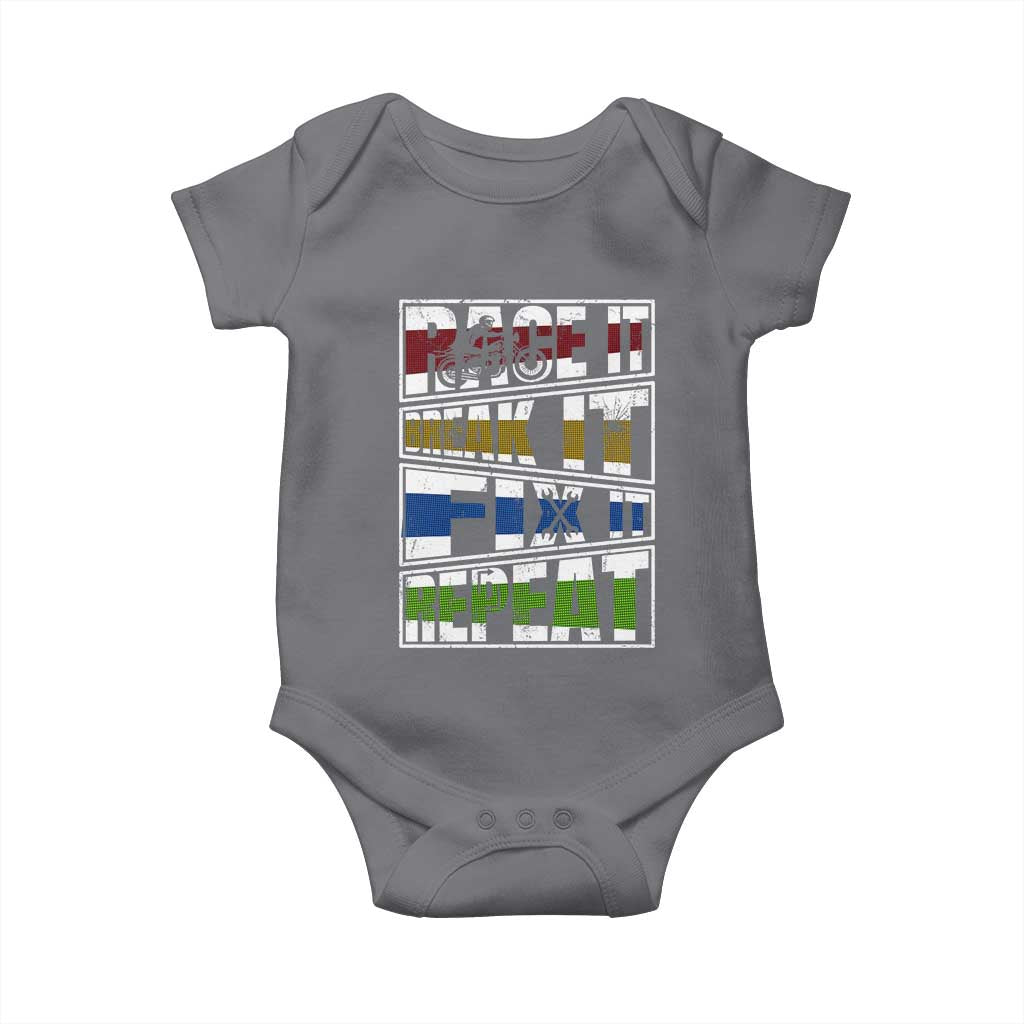 Racing Baby Onesie Race It Break It Fix It Repeat Racer