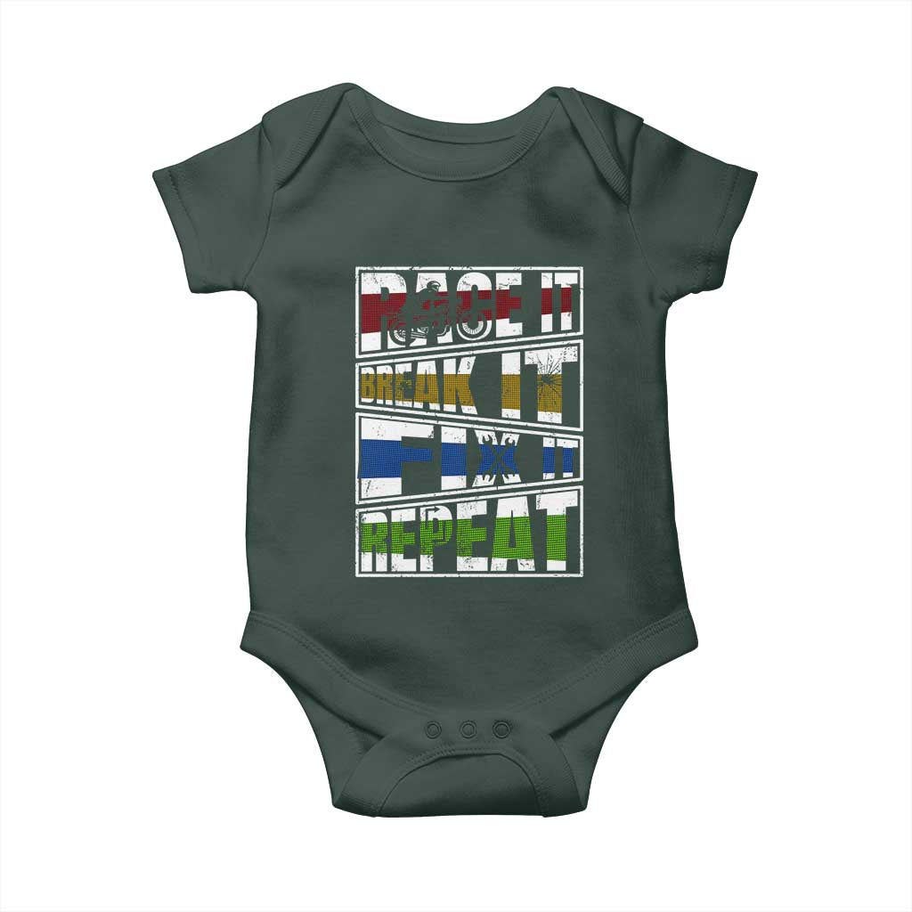 Racing Baby Onesie Race It Break It Fix It Repeat Racer