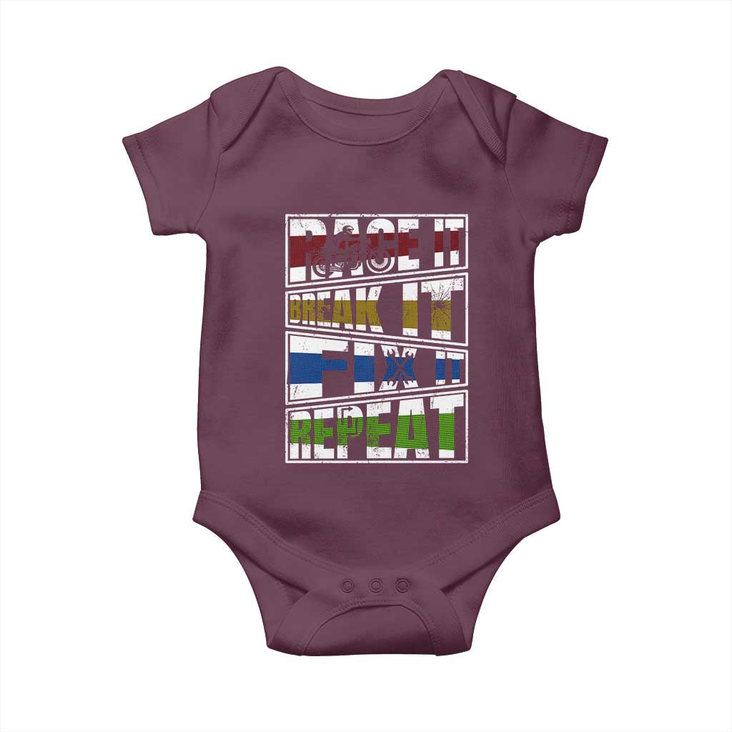 Racing Baby Onesie Race It Break It Fix It Repeat Racer