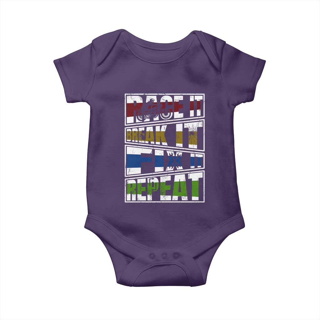 Racing Baby Onesie Race It Break It Fix It Repeat Racer