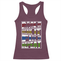 Racing Racerback Tank Top Race It Break It Fix It Repeat Racer