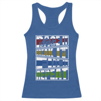 Racing Racerback Tank Top Race It Break It Fix It Repeat Racer