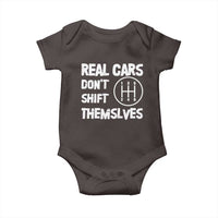 Racing Car Baby Onesie Real Cars Don't Shift Themselves