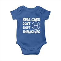 Racing Car Baby Onesie Real Cars Don't Shift Themselves