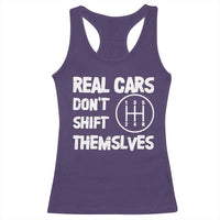 Racing Car Racerback Tank Top Real Cars Don't Shift Themselves