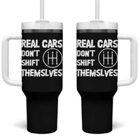 Racing Car Tumbler With Handle Real Cars Don't Shift Themselves