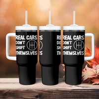 Racing Car Tumbler With Handle Real Cars Don't Shift Themselves