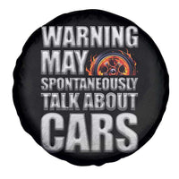 Car Lover Spare Tire Cover Warning May Spontaneously Talk About Cars