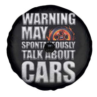 Car Lover Spare Tire Cover Warning May Spontaneously Talk About Cars