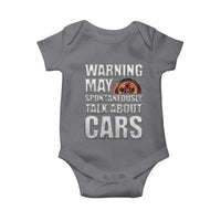 Car Lover Baby Onesie Warning May Spontaneously Talk About Cars