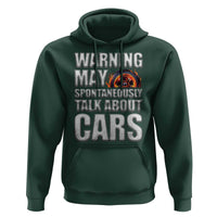 Car Lover Hoodie Warning May Spontaneously Talk About Cars