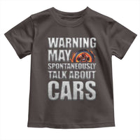 Car Lover Toddler T Shirt Warning May Spontaneously Talk About Cars