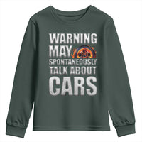 Car Lover Youth Sweatshirt Warning May Spontaneously Talk About Cars