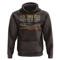 Car Lover Hoodie 5 Things I Want In Life Cars More Cars
