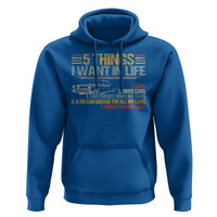Car Lover Hoodie 5 Things I Want In Life Cars More Cars