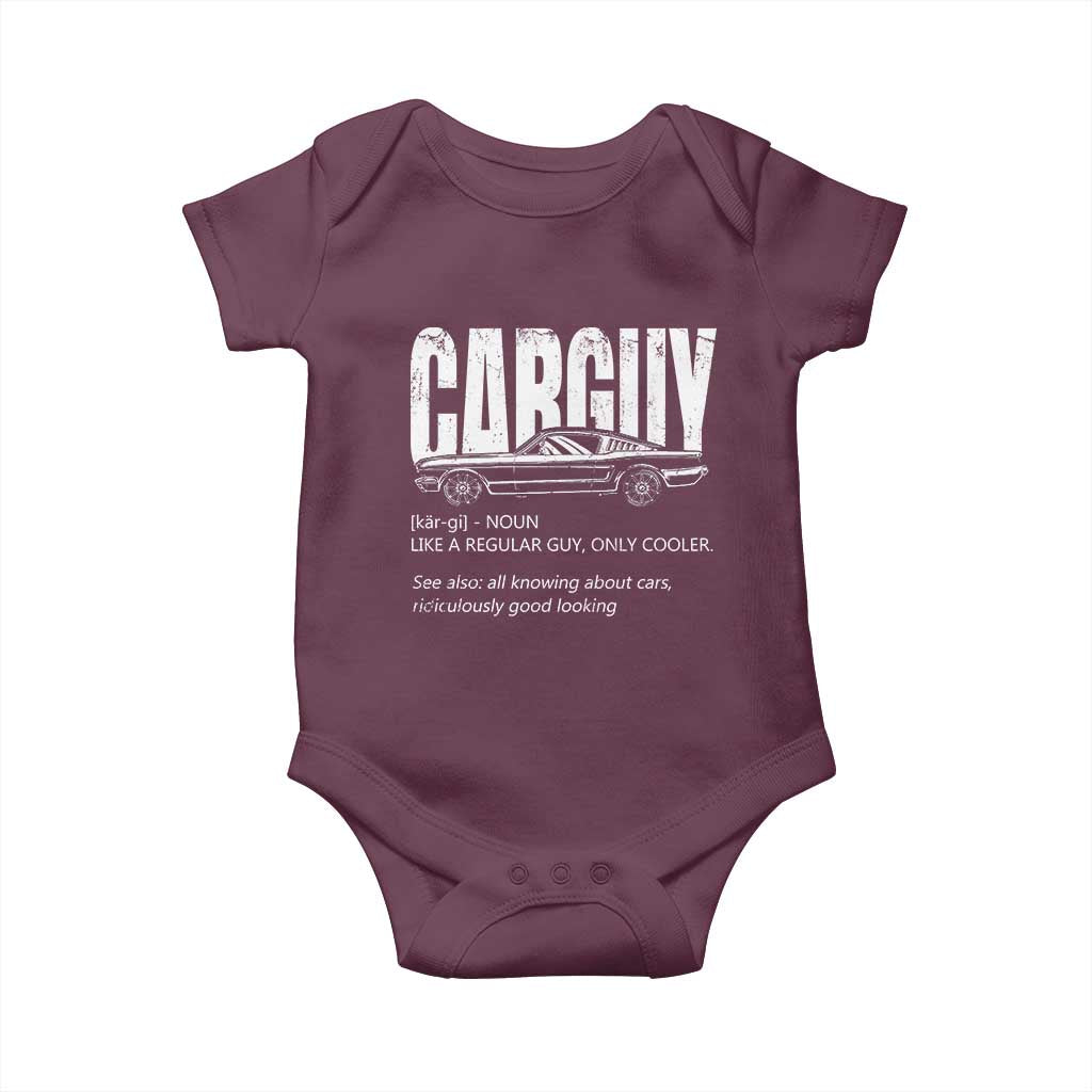Car Lover Baby Onesie Car Guy Like A Regular Guy, Only Cooler