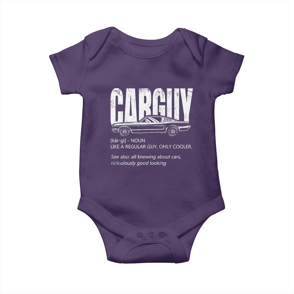 Car Lover Baby Onesie Car Guy Like A Regular Guy, Only Cooler