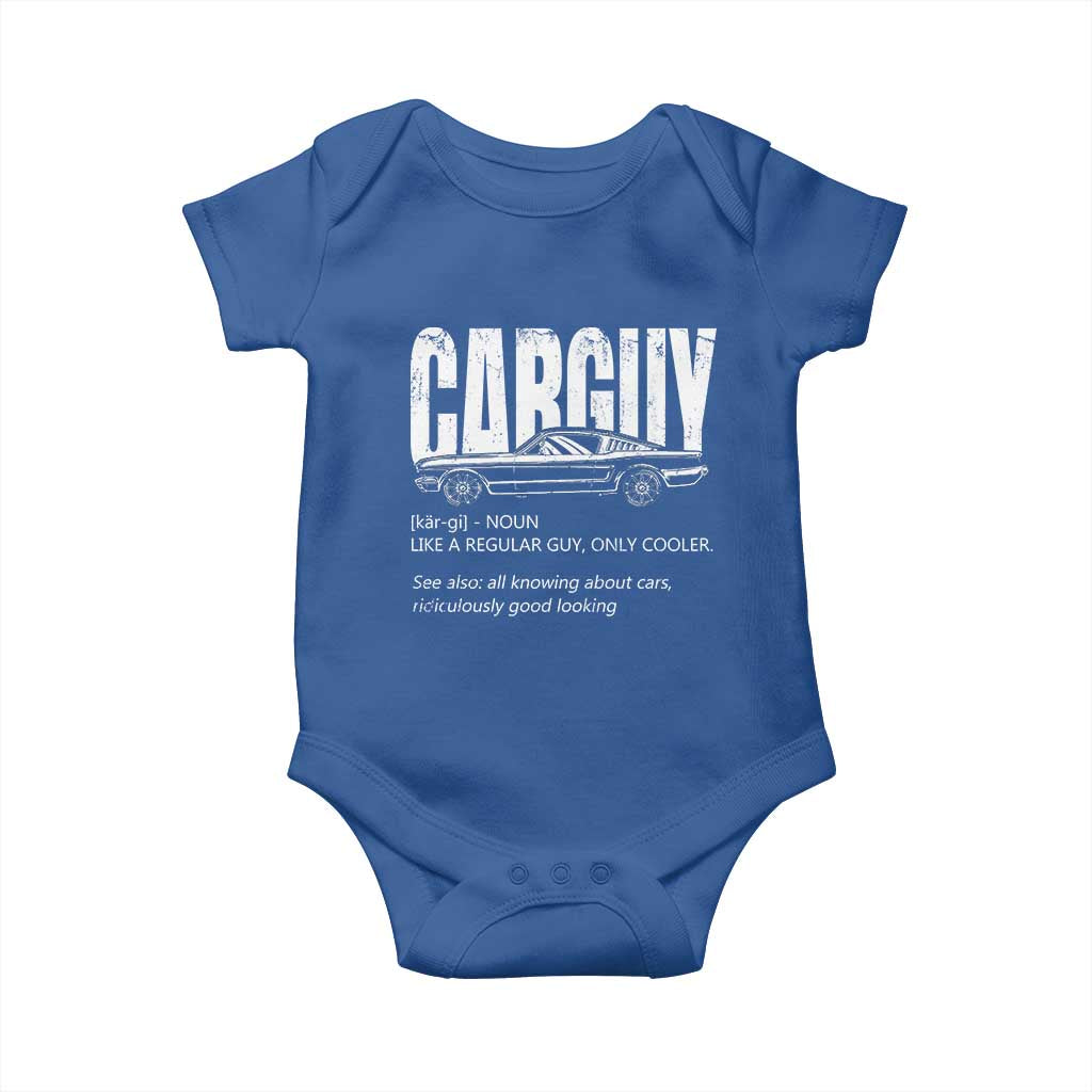 Car Lover Baby Onesie Car Guy Like A Regular Guy, Only Cooler