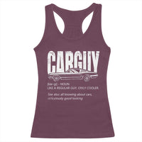 Car Lover Racerback Tank Top Car Guy Like A Regular Guy, Only Cooler