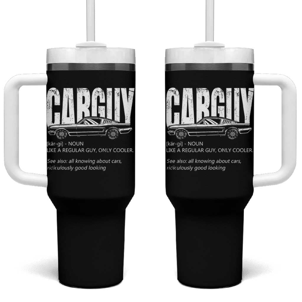 Car Lover Tumbler With Handle Car Guy Like A Regular Guy, Only Cooler