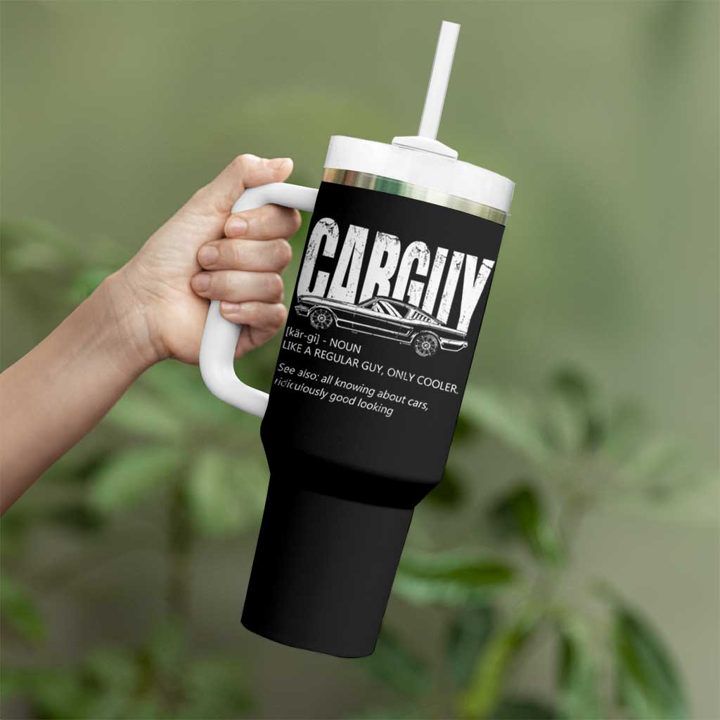 Car Lover Tumbler With Handle Car Guy Like A Regular Guy, Only Cooler
