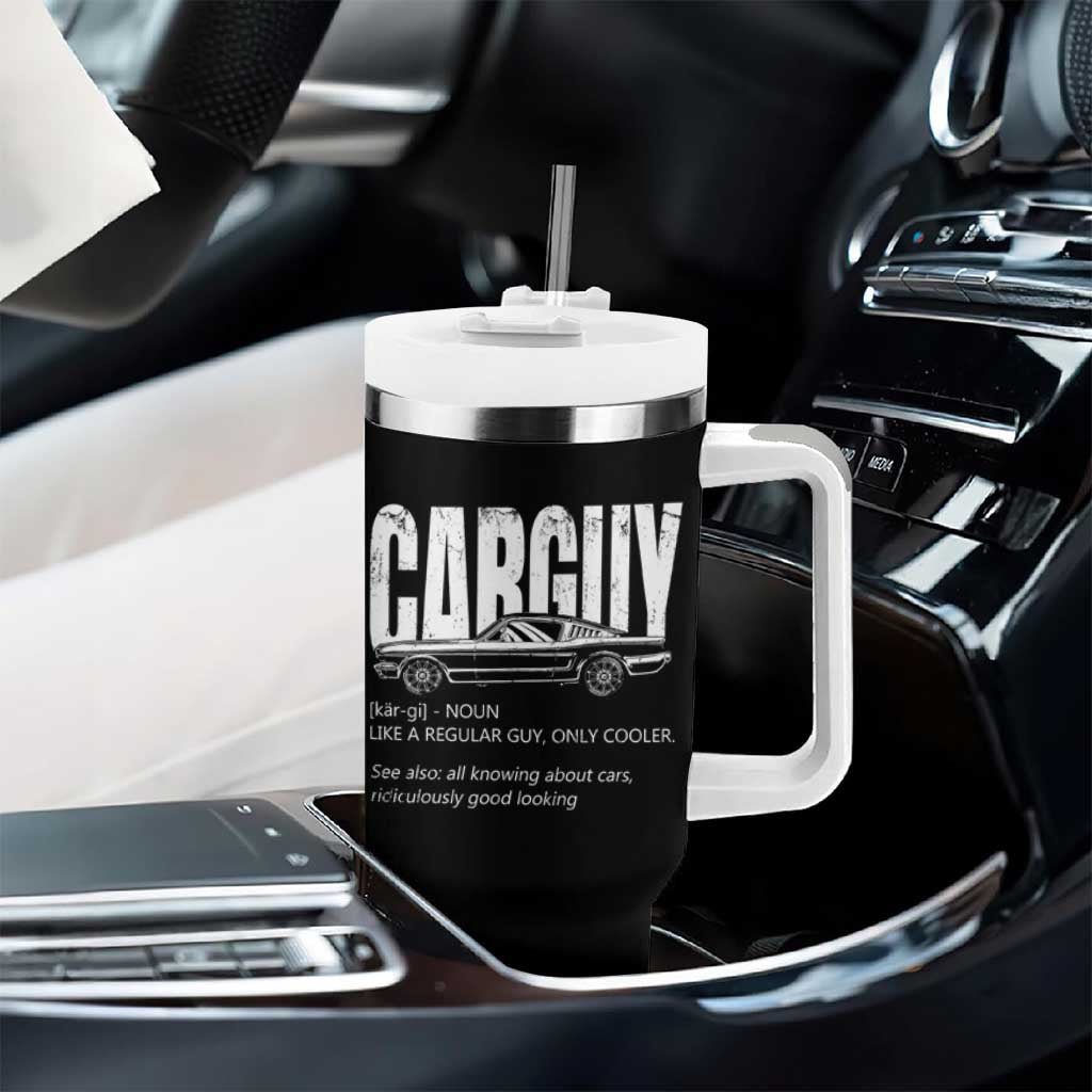 Car Lover Tumbler With Handle Car Guy Like A Regular Guy, Only Cooler