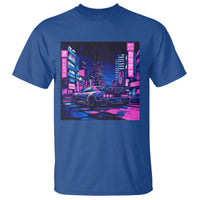 Tokyo Night Drive T Shirt Retro Futuristic JDM Street Racing Aesthetic