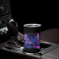 Tokyo Night Drive Tumbler Cup Retro Futuristic JDM Street Racing Aesthetic