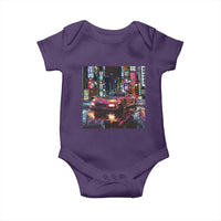 Tokyo Night Racer Baby Onesie JDM Street Racing Neon Aesthetic