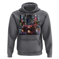 Tokyo Night Racer Hoodie JDM Street Racing Neon Aesthetic