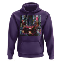 Tokyo Night Racer Hoodie JDM Street Racing Neon Aesthetic
