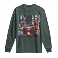 Tokyo Night Racer Long Sleeve Shirt JDM Street Racing Neon Aesthetic