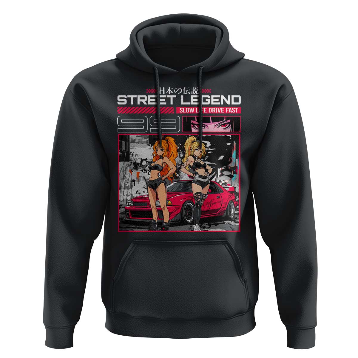 Street Legend JDM Anime Hoodie