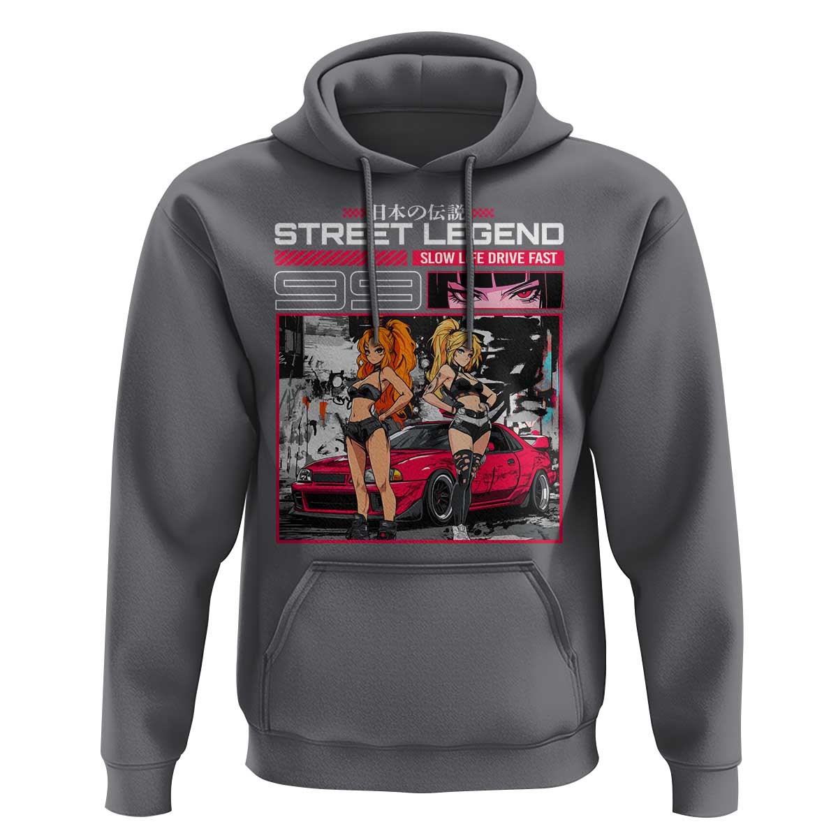 Street Legend JDM Anime Hoodie