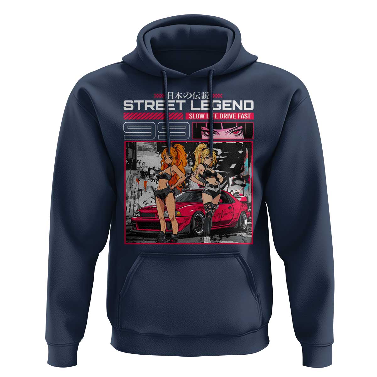 Street Legend JDM Anime Hoodie