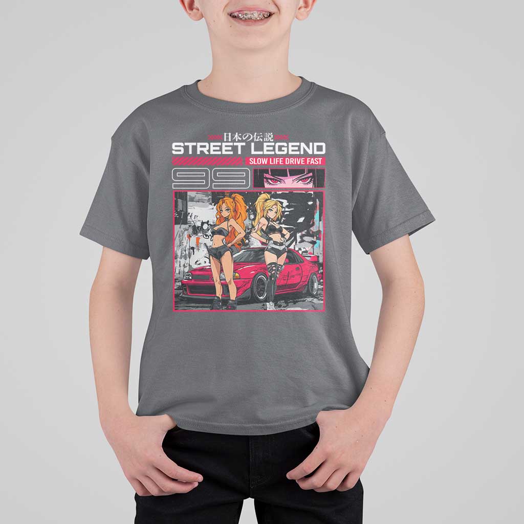 Street Legend JDM Anime T Shirt For Kid
