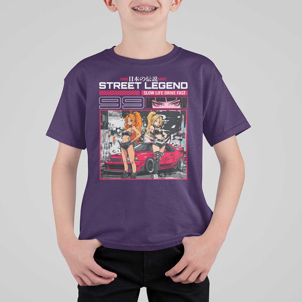 Street Legend JDM Anime T Shirt For Kid
