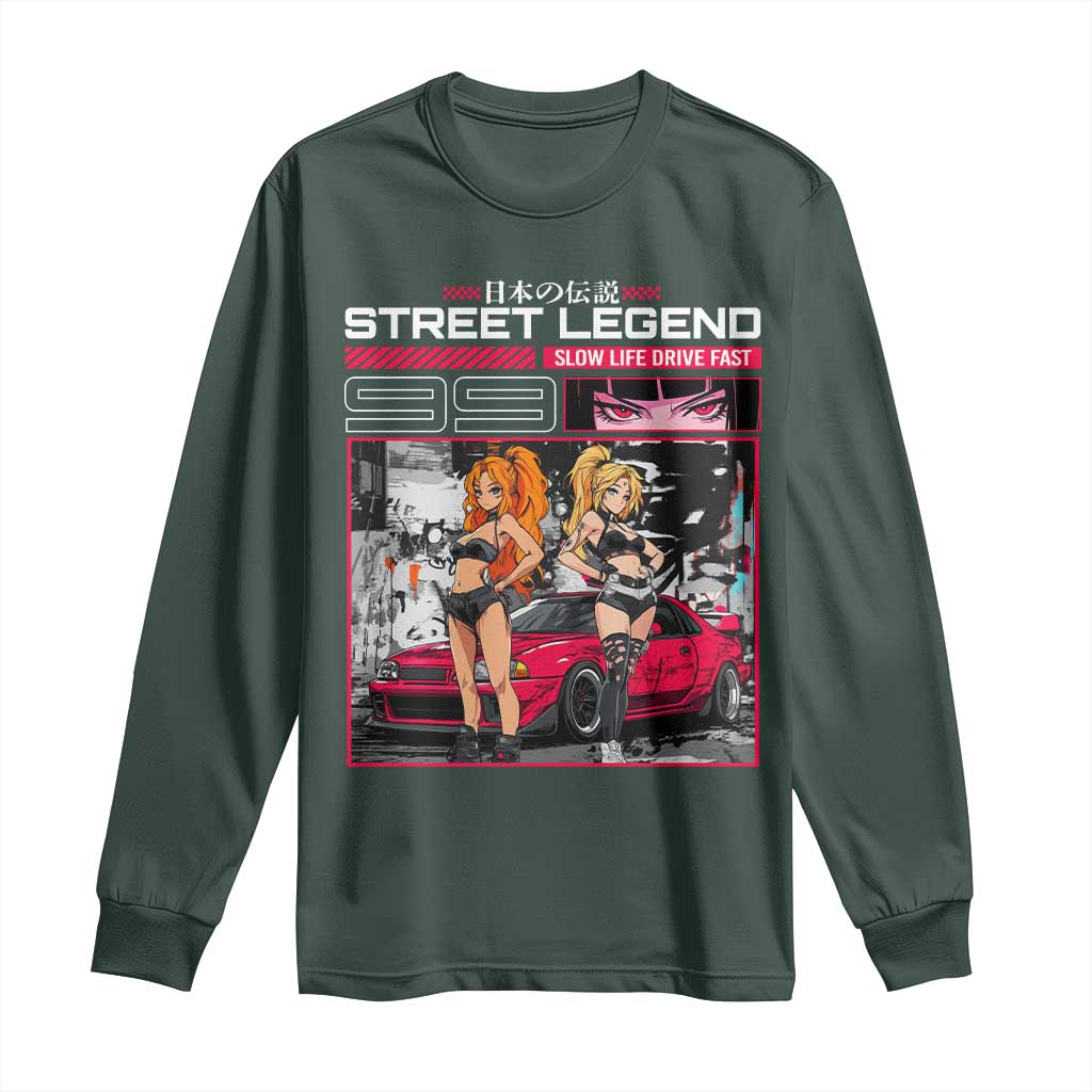 Street Legend JDM Anime Long Sleeve Shirt